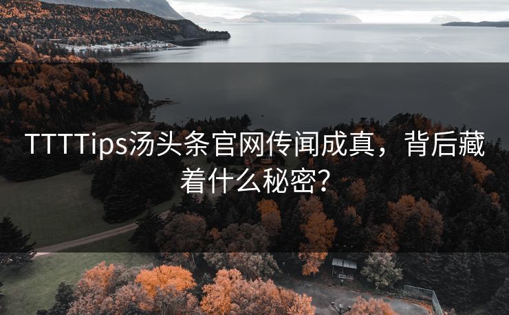 TTTTips汤头条官网传闻成真，背后藏着什么秘密？